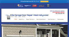 Desktop Screenshot of garagedoorrepairwesthollywood.info