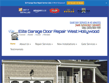 Tablet Screenshot of garagedoorrepairwesthollywood.info